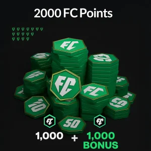 آفر دوبل 1000+1000 اف سی پوینت اف سی موبایل