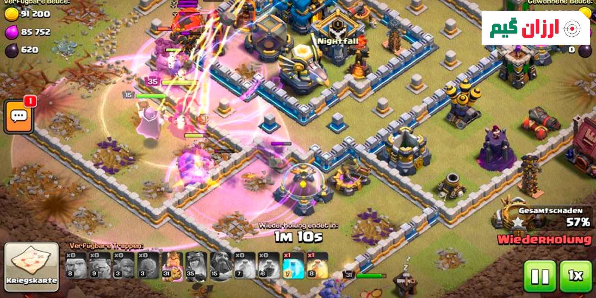 بهترین جایگزین برای بازی کلش اف کلنز