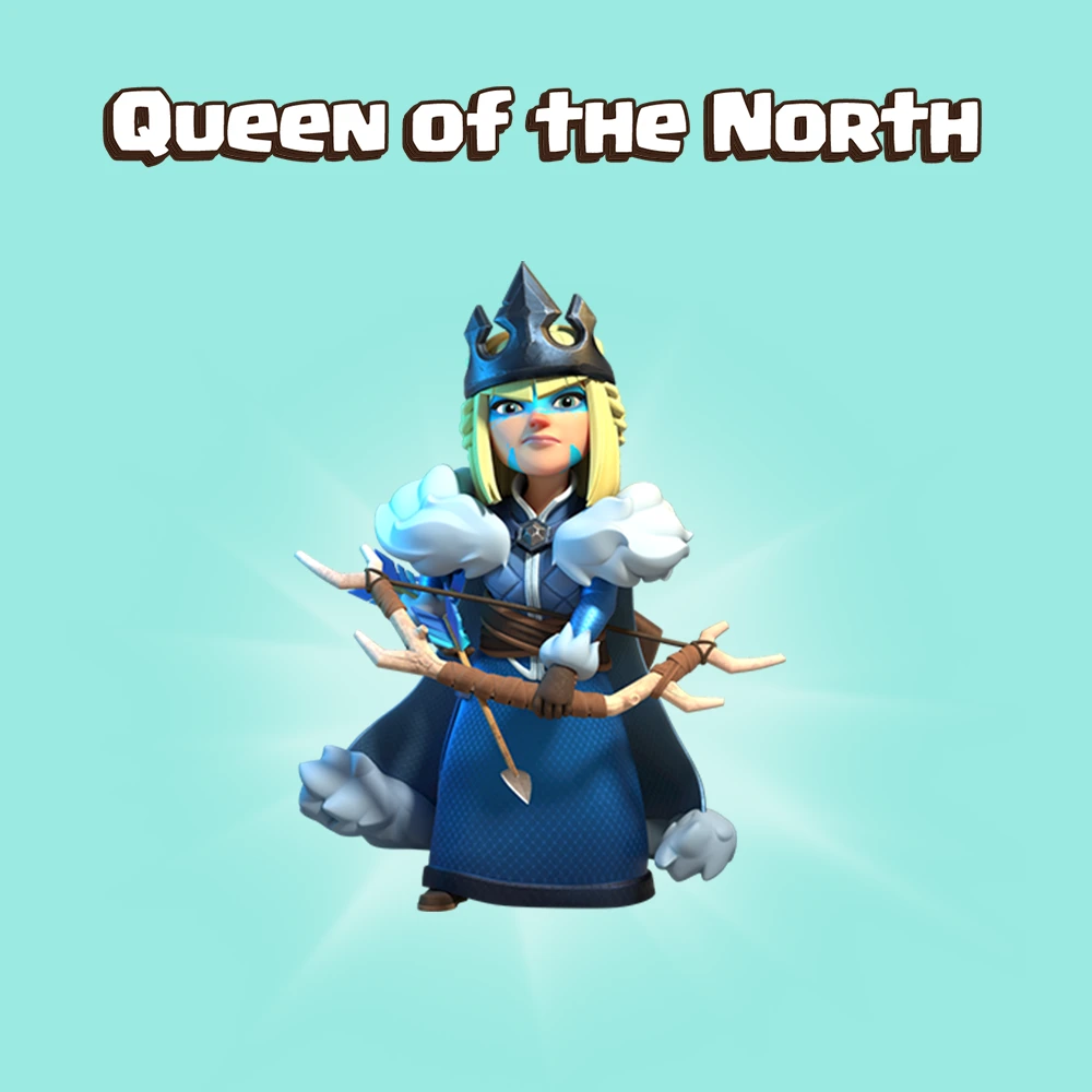 اسکین ملکه شمال Queen of the North کلش اف کلنز