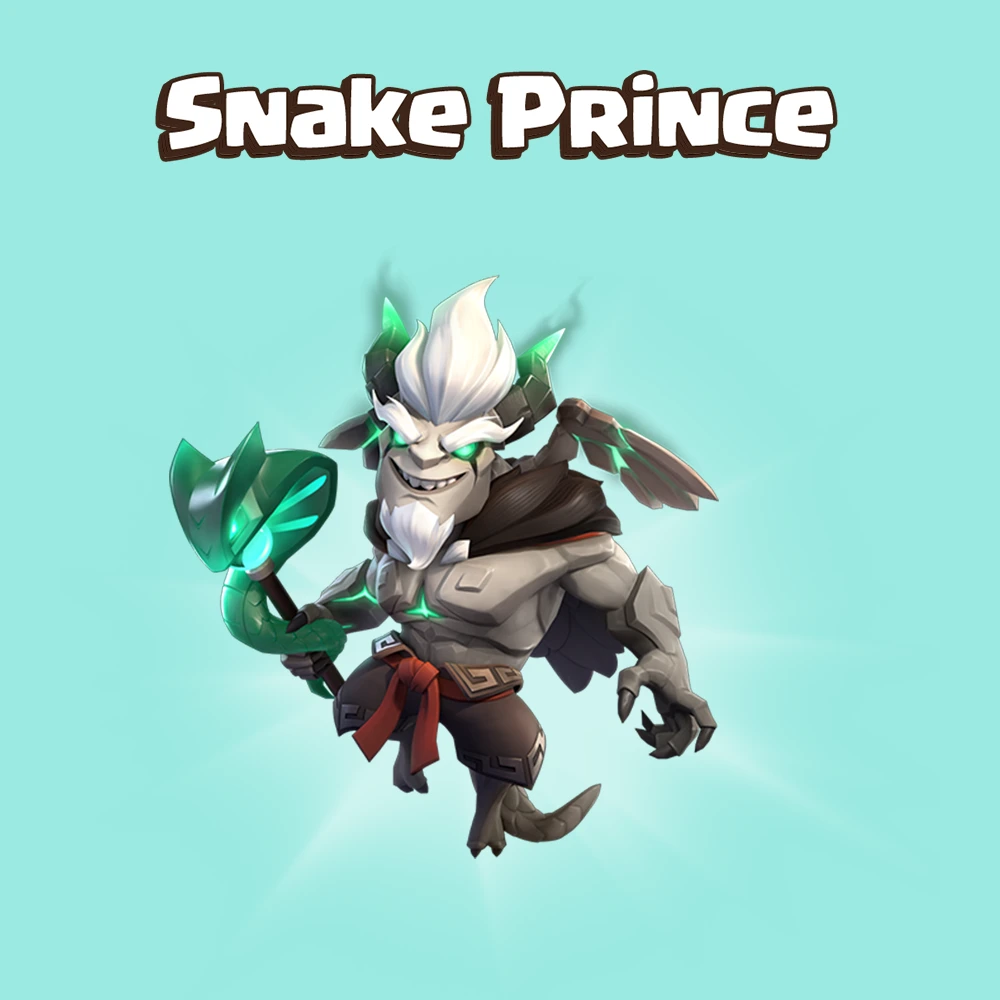 اسکین شاهزاده مار Snake Prince کلش اف کلنز