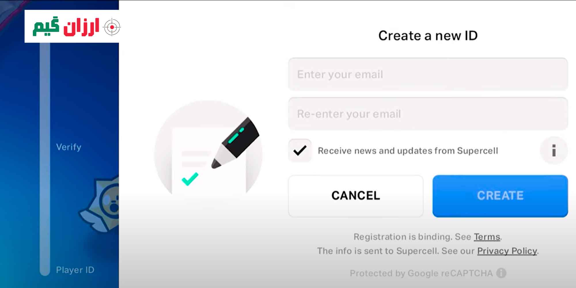 ساخت اکانت کلش با Supercell ID