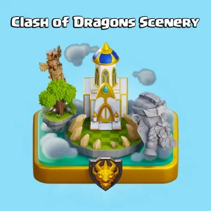 خرید منظره Clash of Dragons کلش آف کلنز از ارزان گیم