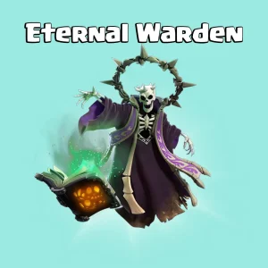 اسکین Eternal Warden با شنل بنفش و حلقه استخوانی، نگهبان ابدی بازی