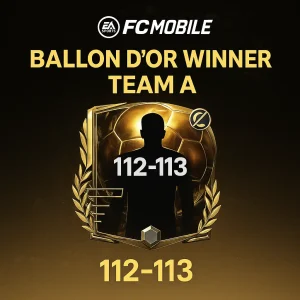 خرید Ballon d’Or Winner Team A – بازیکن انتخابی 112 تا 113 در FC Mobile