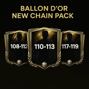 خرید Ballon d’Or Chain Pack در FC Mobile – پک‌های زنجیره‌ای 1، 2 و 3