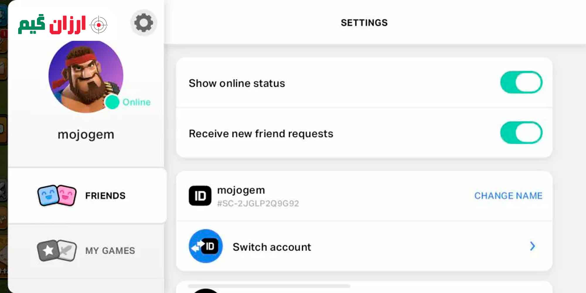 روش های تغییر اکانت کلش اف کلنز
